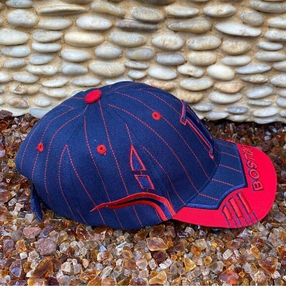 Boston Red Sox Blue & Red Adjustable Baseball Cap. EUC! One Size Fits Most - Picture 3 of 7